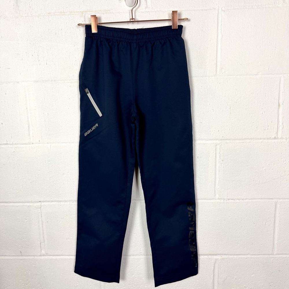 Bauer NWT Supreme Lightweight Pant Youth Navy Size S Warm Up Ice Hockey Skate